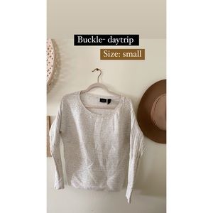 Buckle, Daytrip— cream speckled sweater